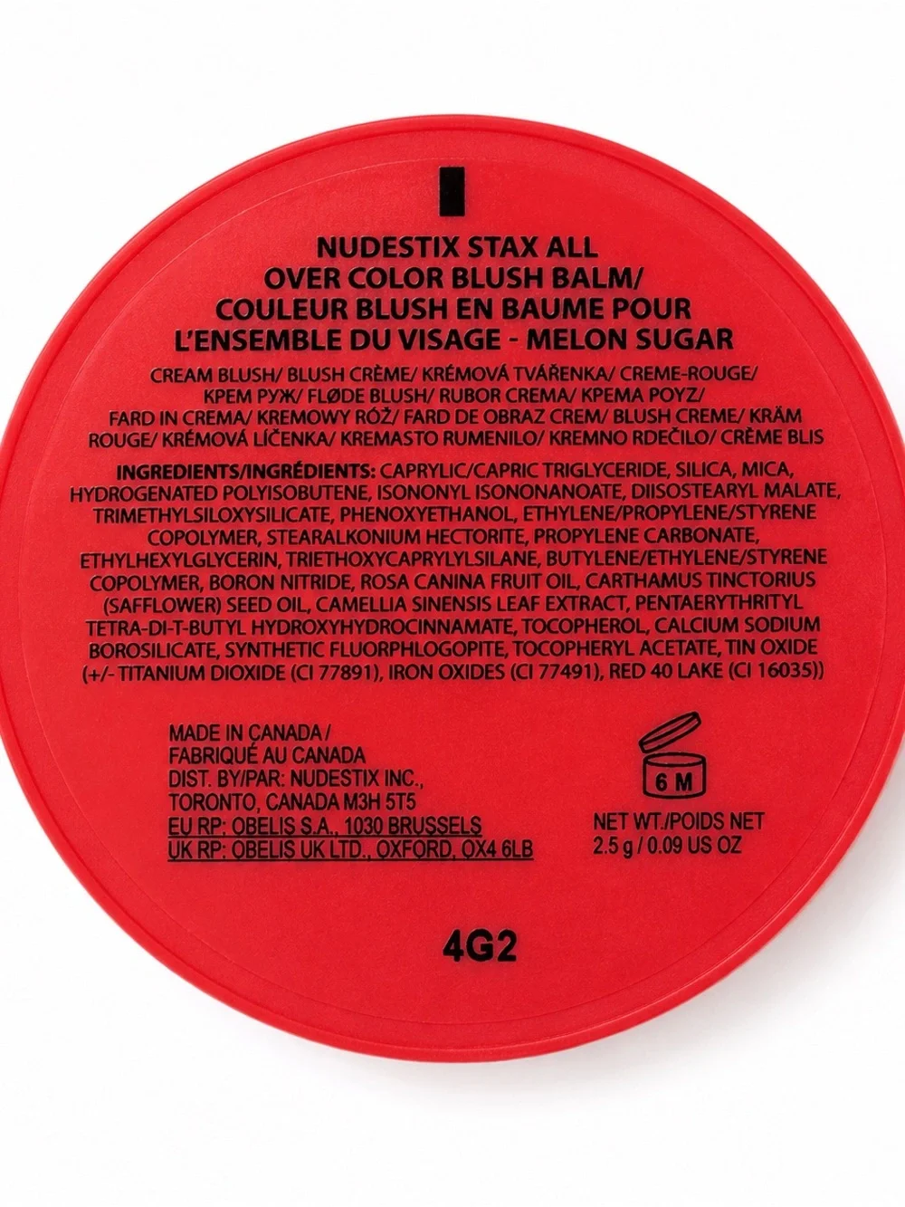 NUDESTIX STAX Blush In Melon Sugar NIB Retail $25